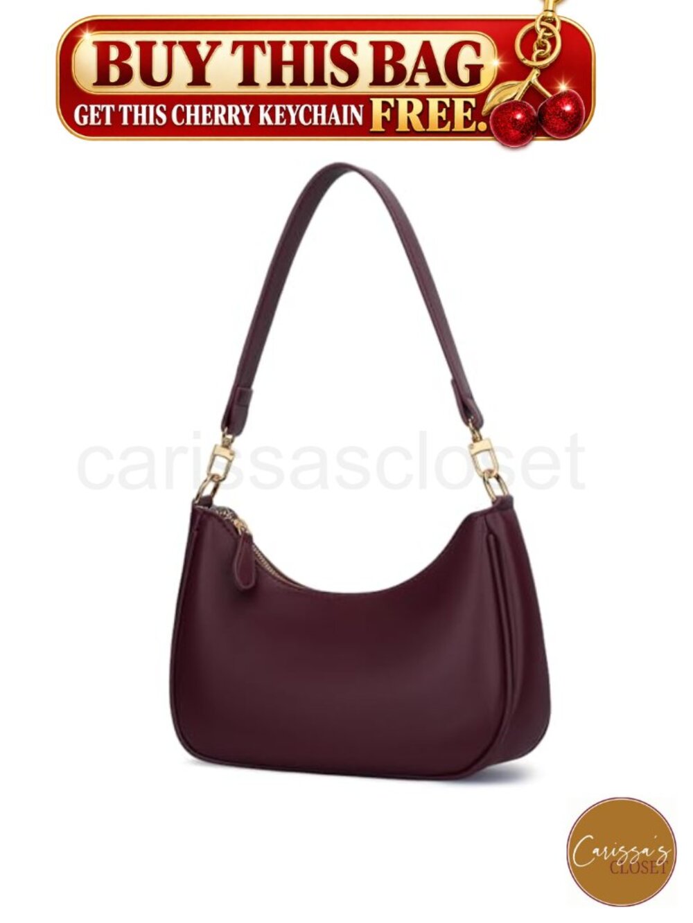 ✨ Shoulder Bag Cute Hobo Purse PU Leather Women Handbag